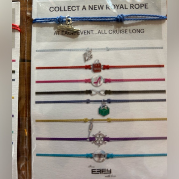 NWT in Original 10 Beautiful Bundle of EFFY Royal Caribbean Ropes Bracelets. - Picture 8 of 10